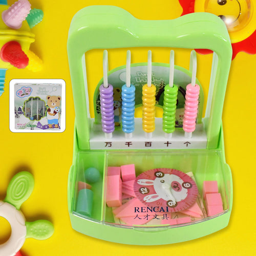 Colourful abacus for kids math learning and counting