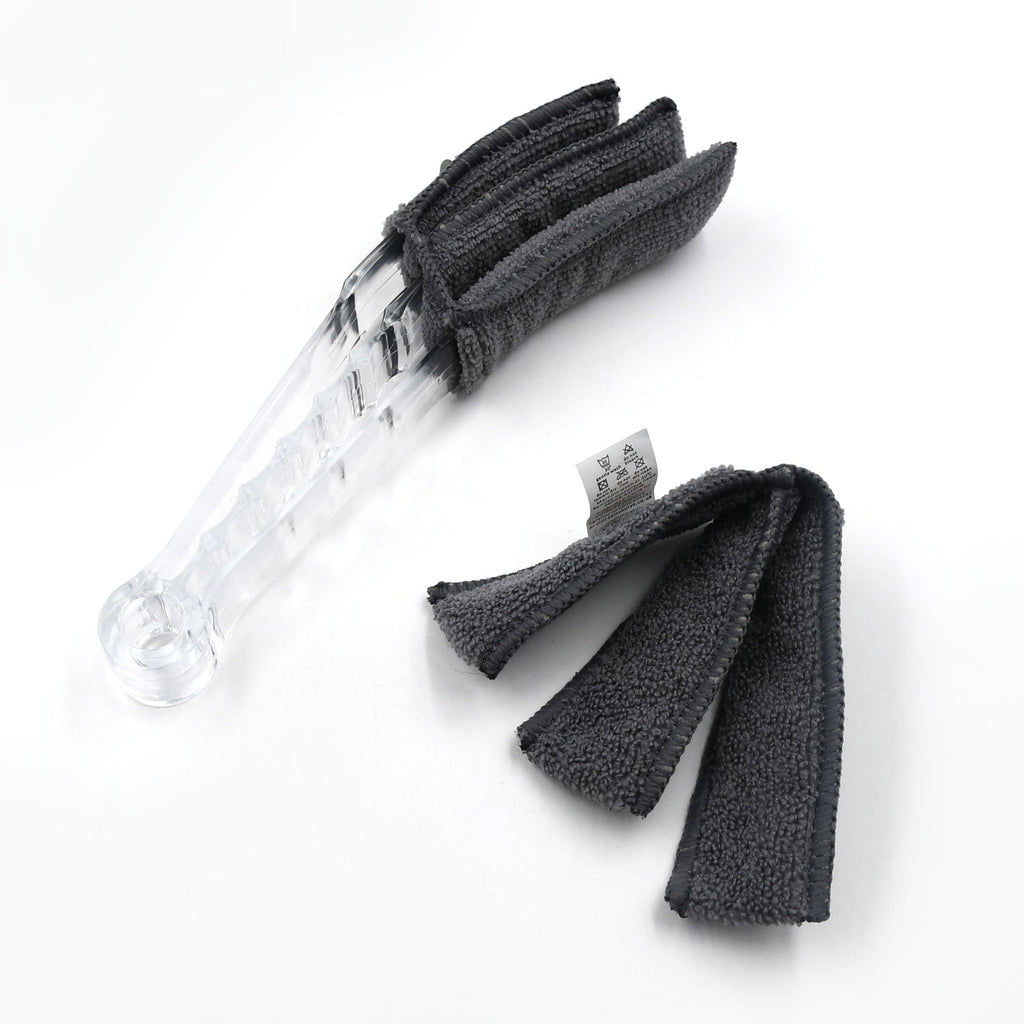 Window Blind Cleaner Brush Microfiber Sleeves – Dusting Tool for Shutters & AC (1 Pc)
