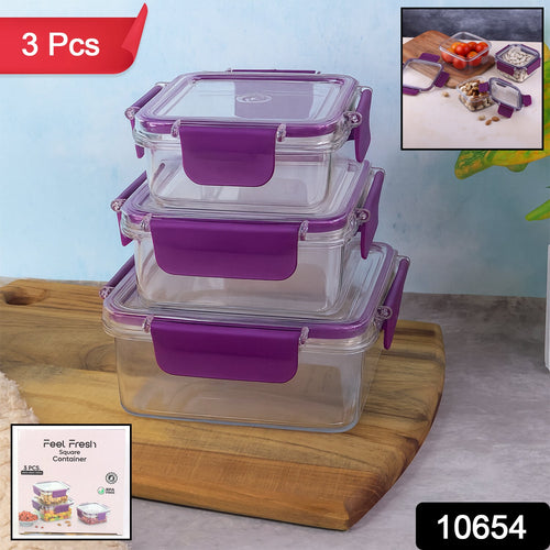 Multipurpose airtight food storage containers for kitchen use