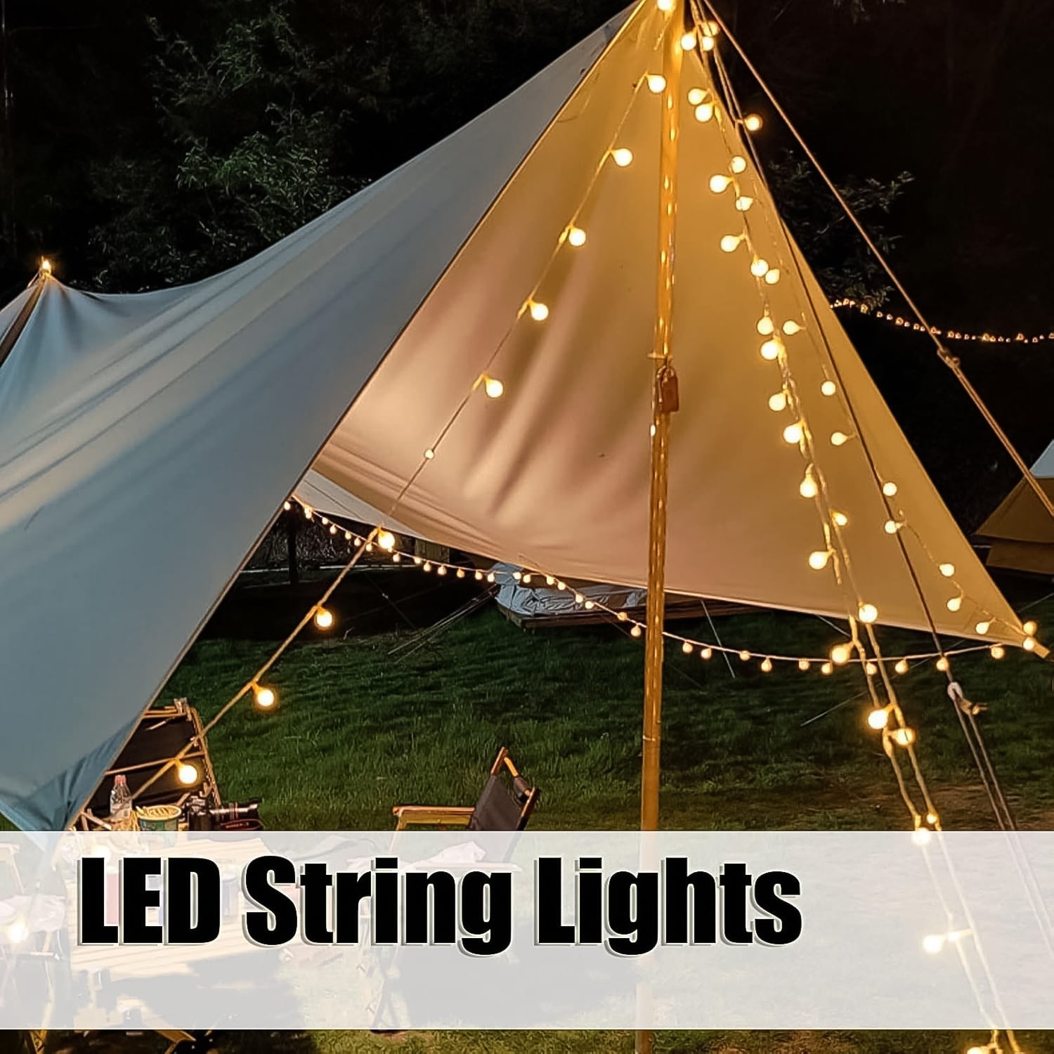 Battery Operated Warm White Globe Ball String Light