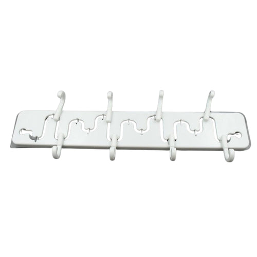 Adjustable wall hook in its retail packaging.
