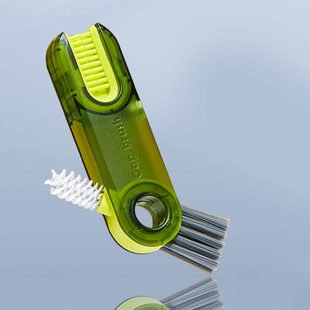 3-in-1 Multifunctional Bottle & Cup Cleaning Brush – Lid & Cover Scrubber (1 Pc)