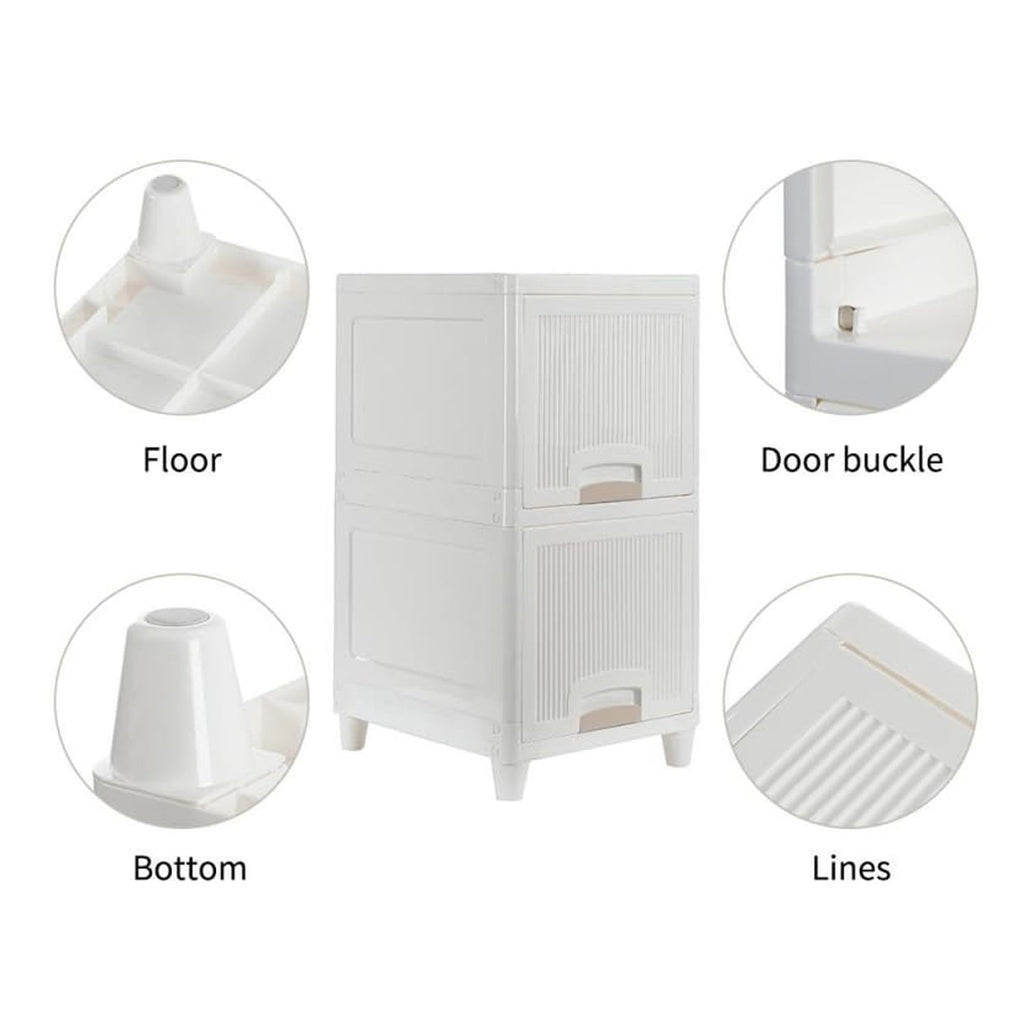 Multipurpose Wardrobe Storage Drawers (2 Layer)