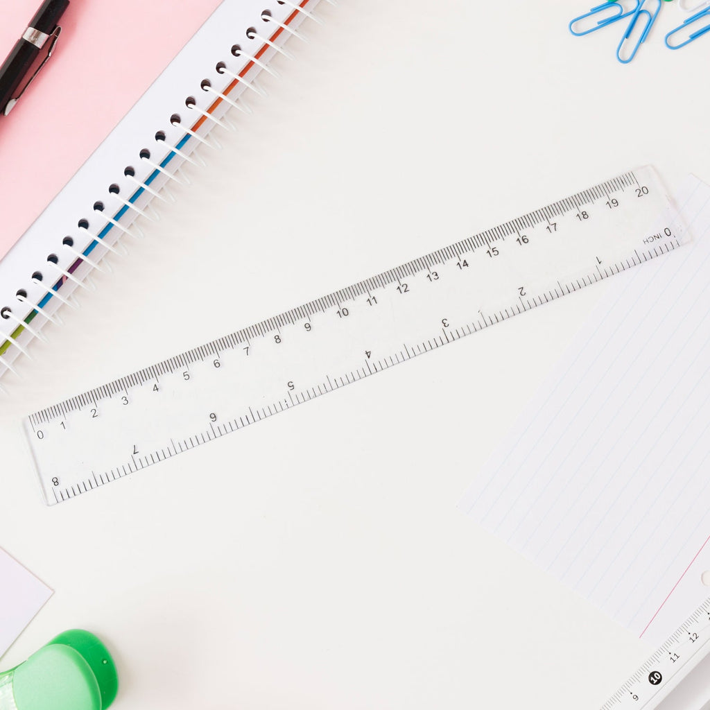 Plastic Geometry Set, Triangle Ruler Protractor Straight Ruler (4 Pcs Set)