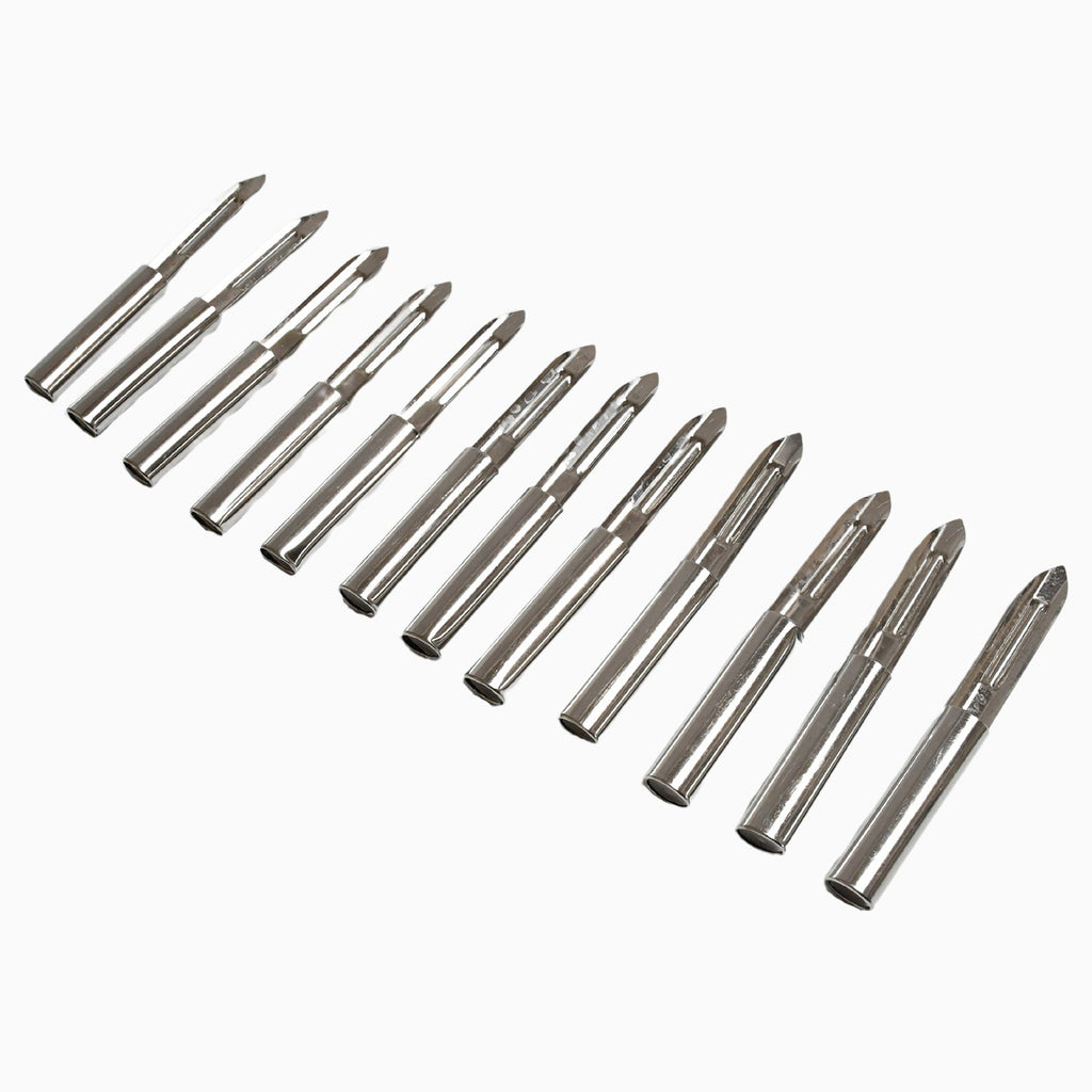 Stainless Steel Peeler Set – Multi-Purpose Handle for Peeling & Shredding (12 Pc)