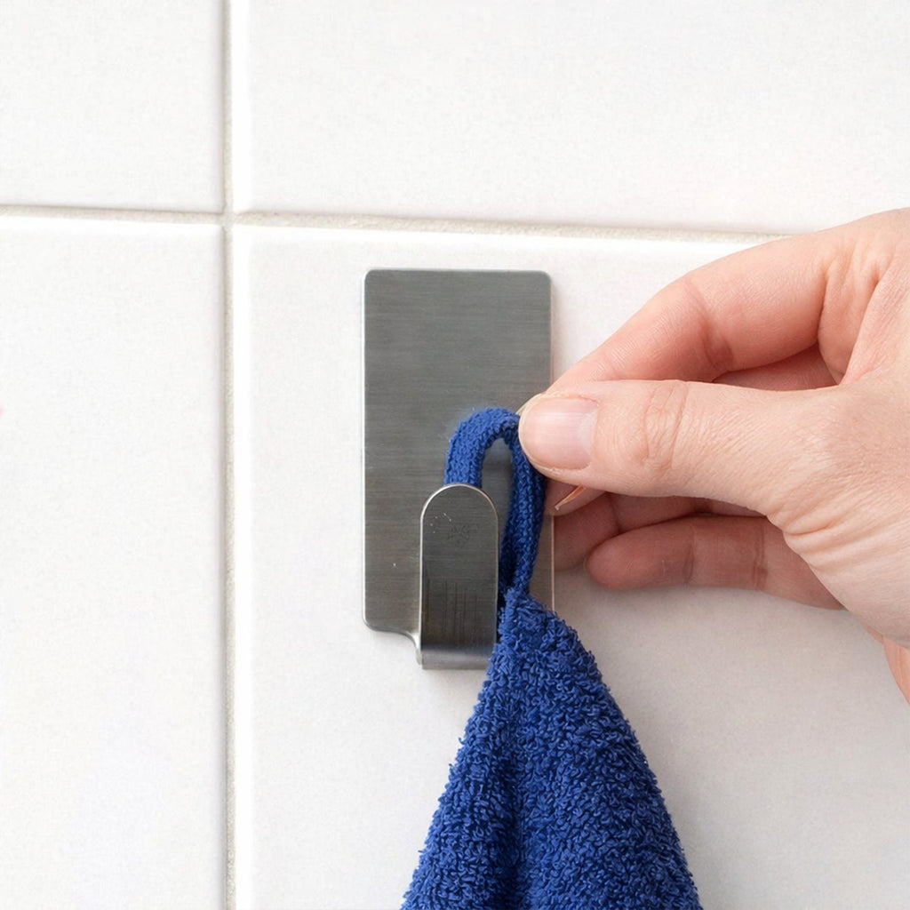 Self Adhesive Wall Hooks Set (6 Pc, Mix Design)