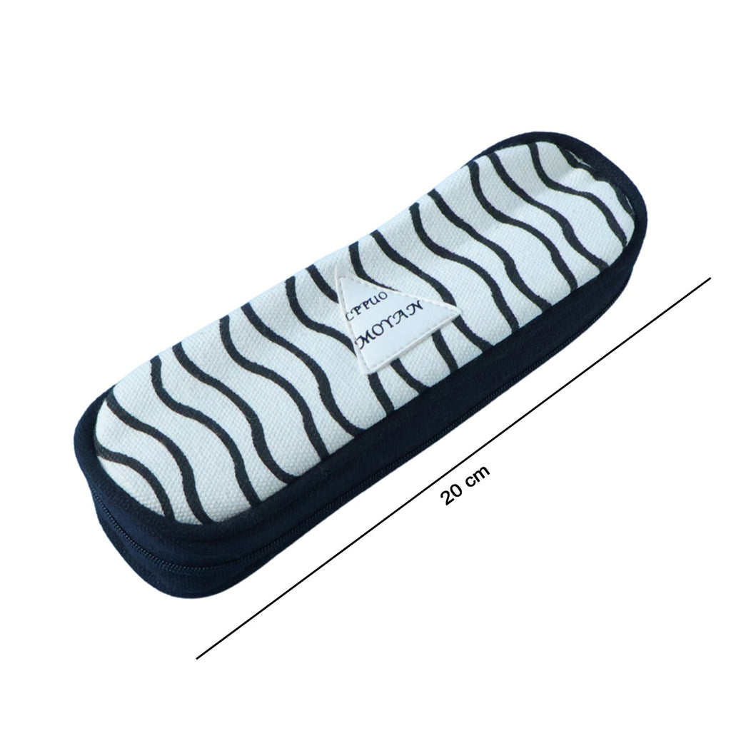 Premium Fabric Zipper Pencil Pouch (1 Pc)