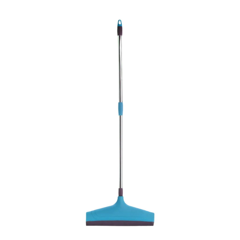 Stainless steel floor wiper with adjustable rod.