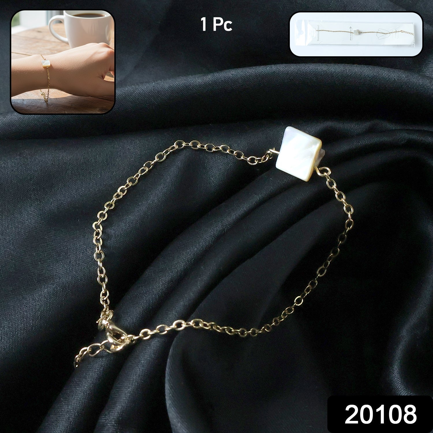 Premium Elegant Adjustable Chain Bracelet (1 Pc / Mix Design)