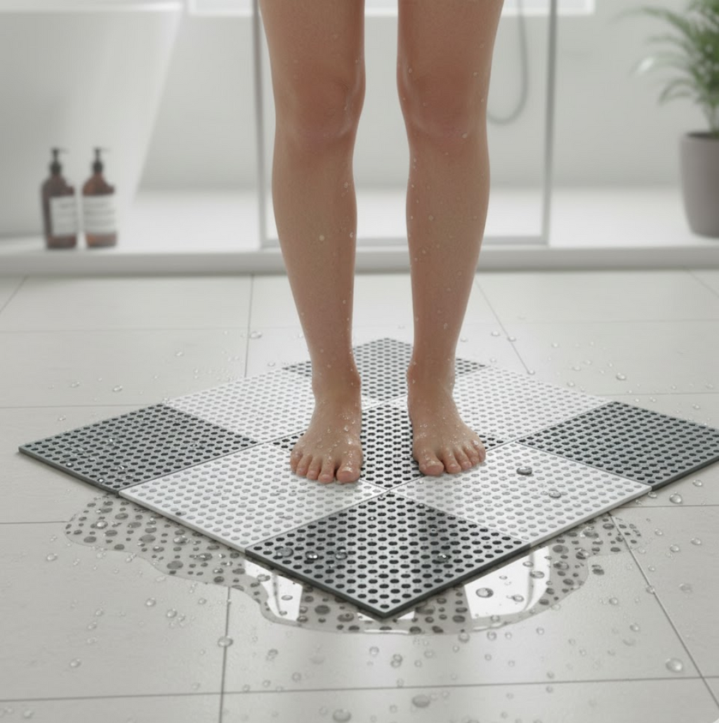 Bath Anti-Slip Mat – Prevent Slippery Surfaces While Bathing (26×26 cm)