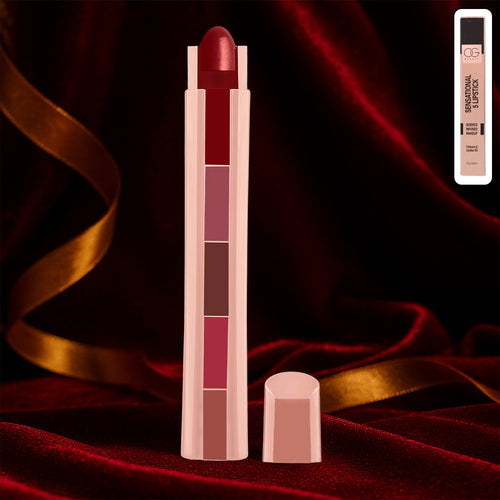 5-in-1 Lipstick multi-color stick with nourishing Vitamin E