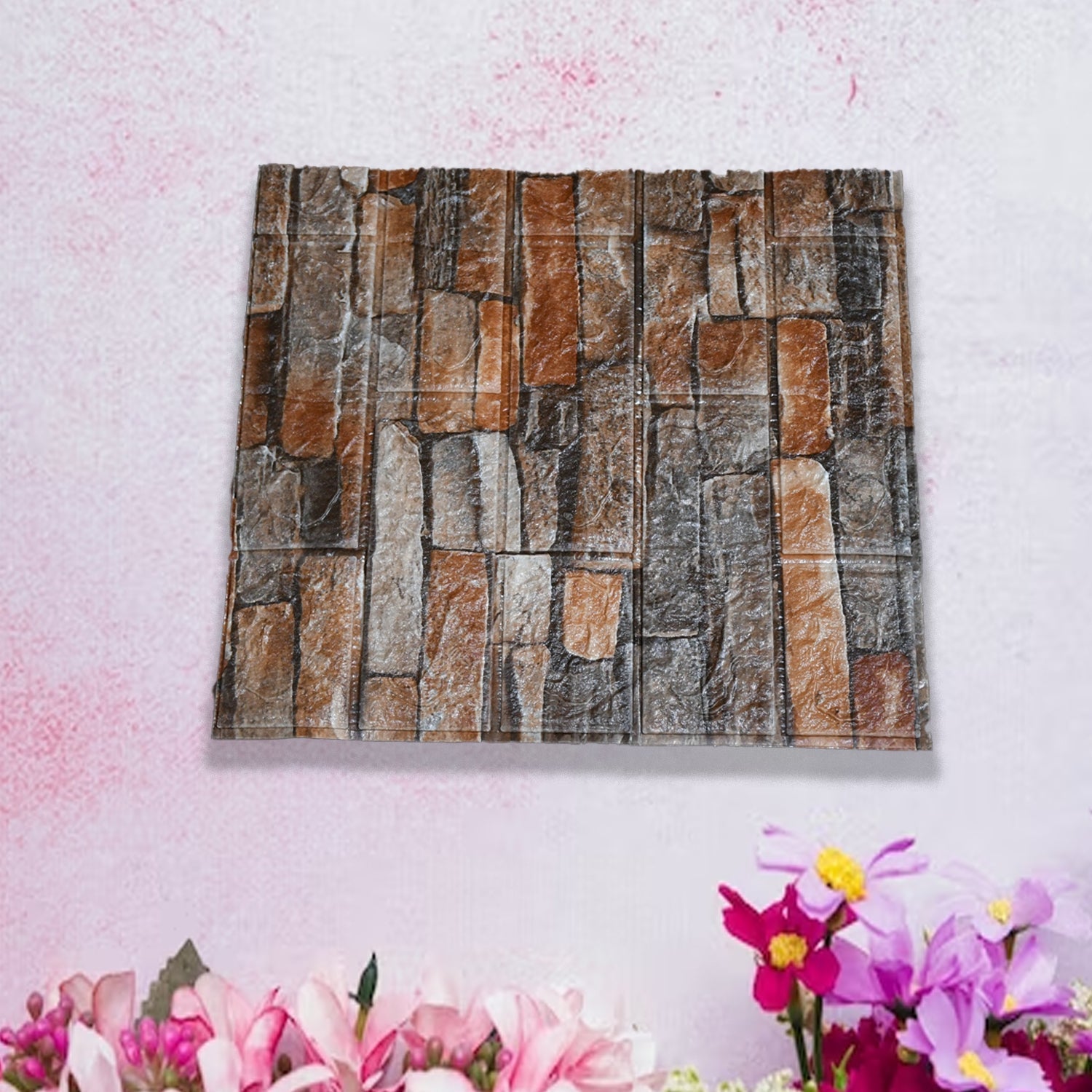 3D Adhesive wallpaper(Mix Color & Design / 1 Pc)