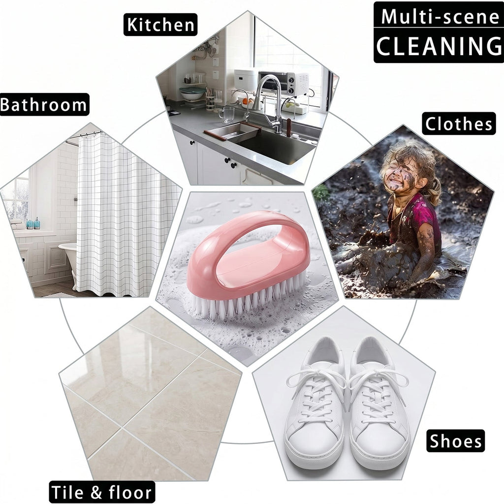 Heavy-Duty Multi-Purpose Cleaning Brush with Ergonomic Handle (1 Pc)