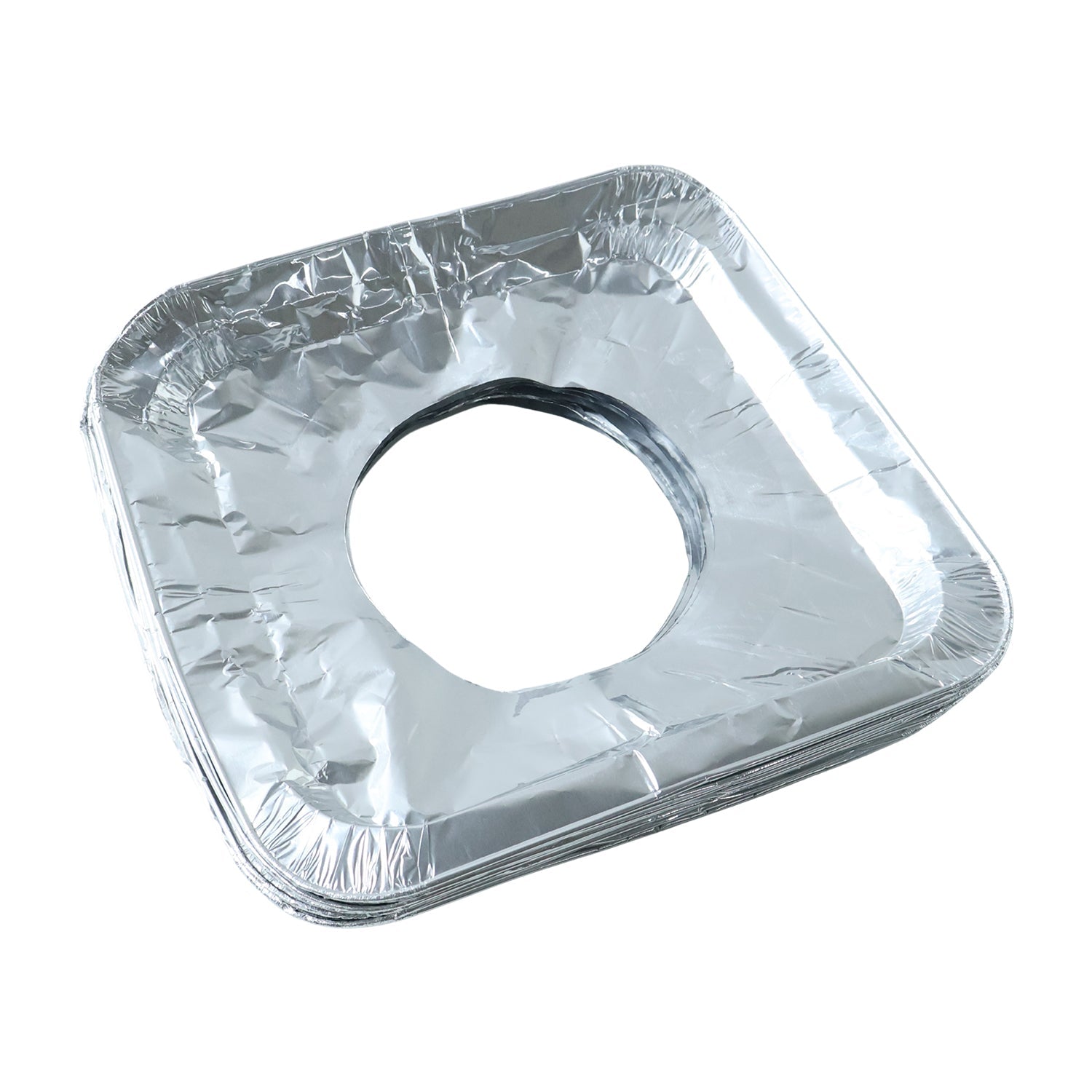 Aluminium Gas Stove Protector Covers (10 Pc, 23x23 cm)