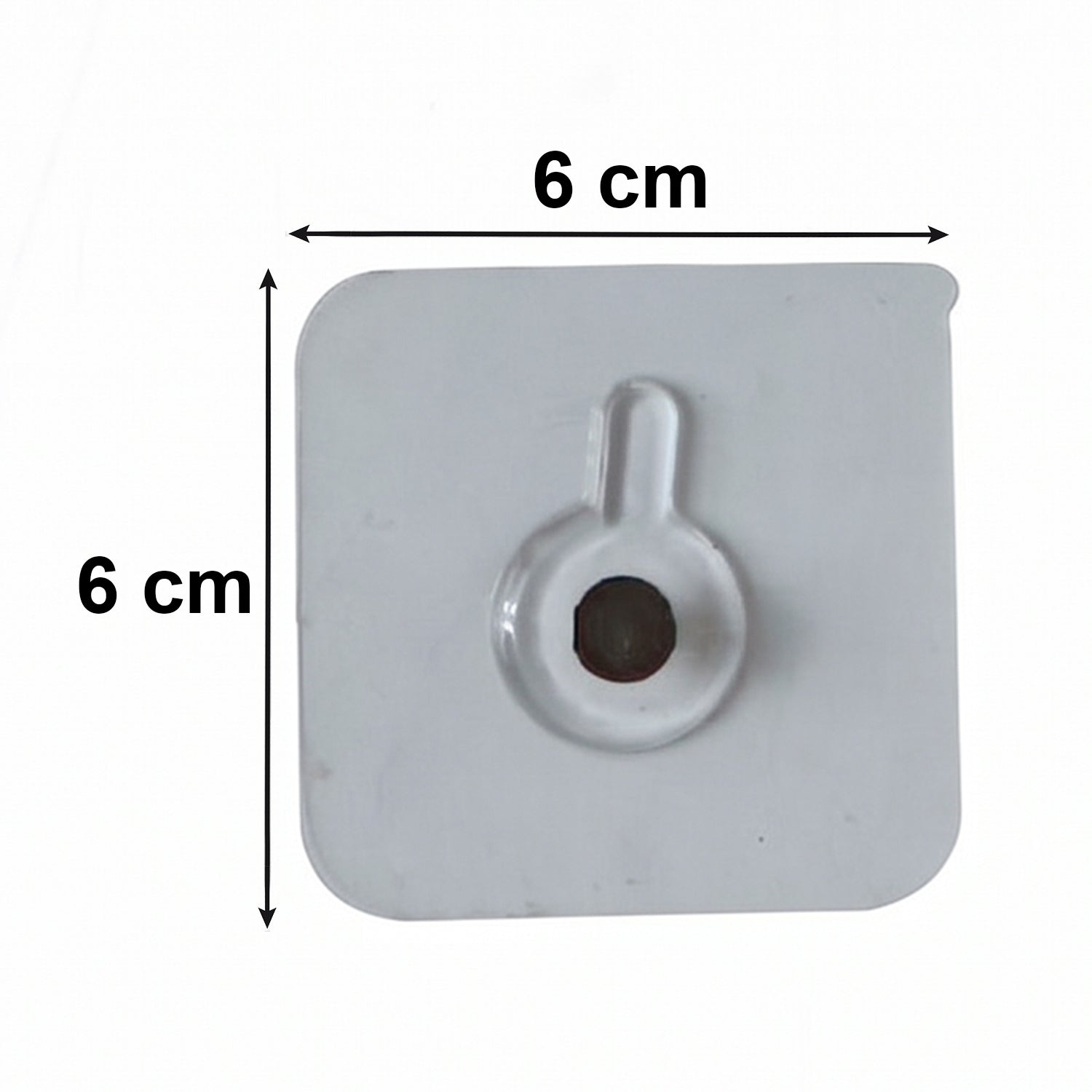 Transparent Self Adhesive Utility Wall Hook Sticker (1 Pc)