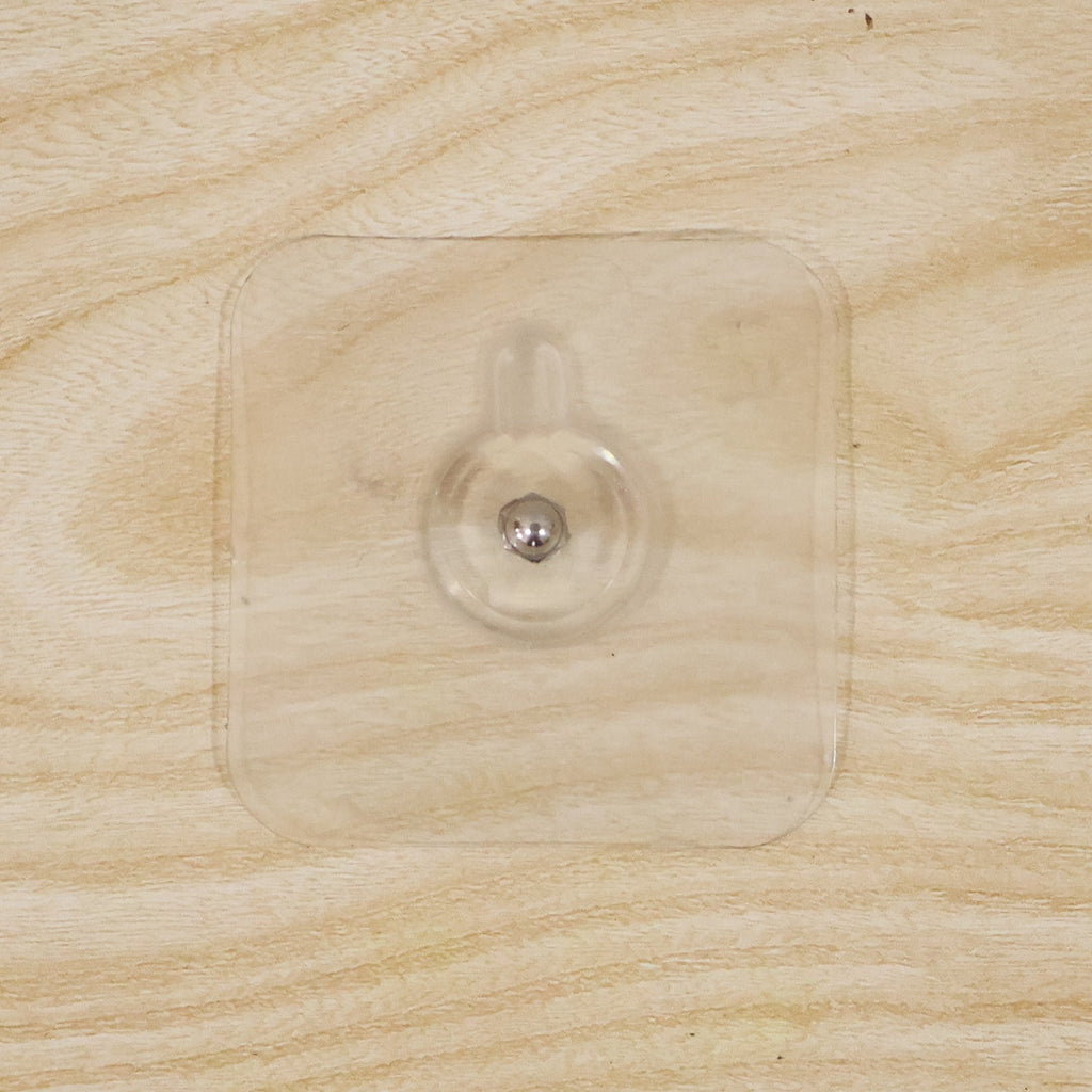 Transparent Self Adhesive Utility Wall Hook Sticker (1 Pc)
