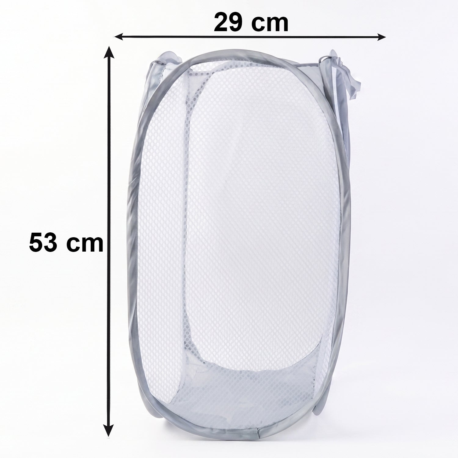 Spacious laundry basket organizer, space-saving and foldable