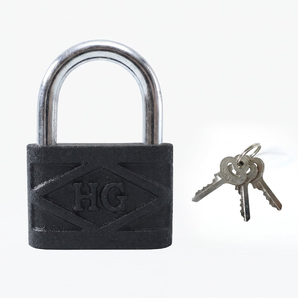 Heavy Duty 60mm Iron Pad Lock with 3 Keys