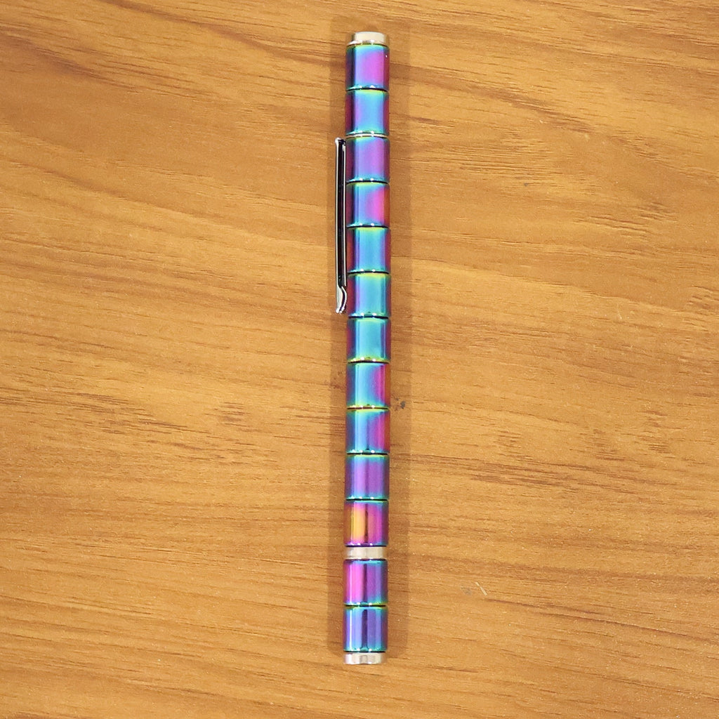 Magnetic Metal Writing Pen with Fidget Spinner Function - 1 Pc