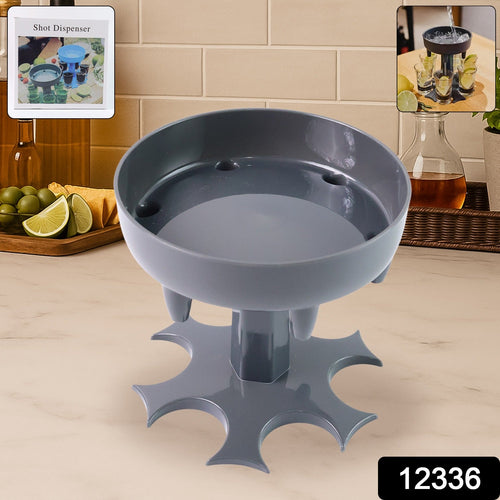 Multi-Port 6-Port Drink Dispenser Stand used at home bar