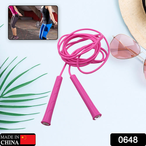 High-speed skipping rope with durable latex cable for intense cardio sessions.