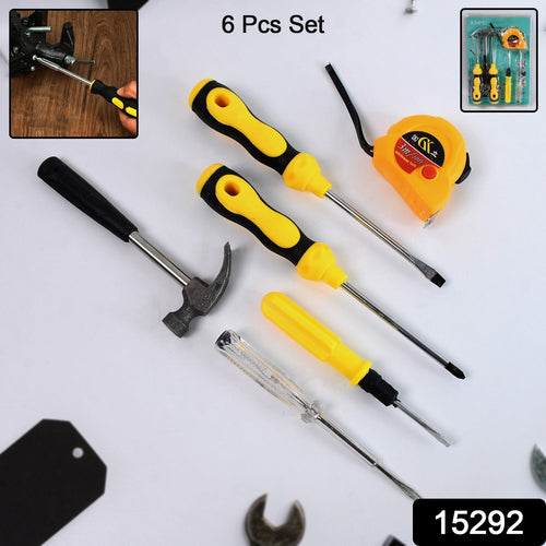 Compact hand tool kit featuring durable screwdrivers and other repair tools