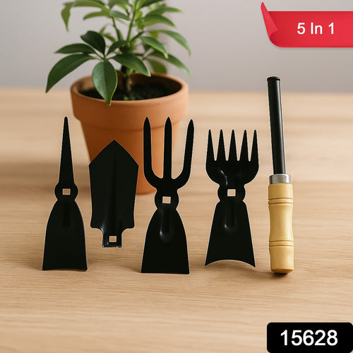 Mini garden hand tools for precision planting and soil cultivation
