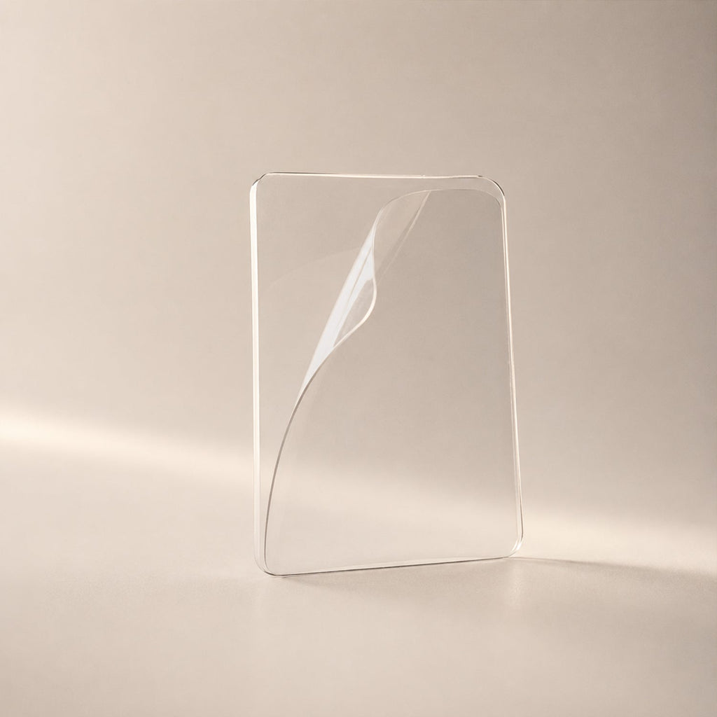 Double Side Sticker Transparent Adhesive Pad White Background