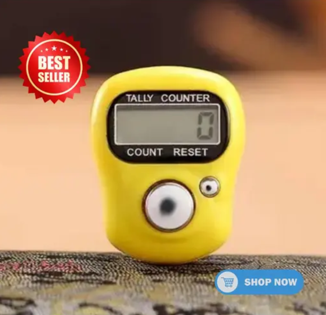 Mini Digital Tally Counter (Finger Click Counter)