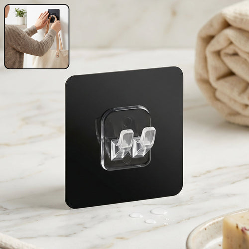 Strong adhesive plastic wall hook hanger for bathroom and kitchen